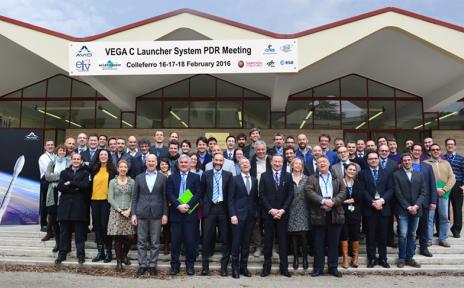 Space experts at Vega C launcher meeting in Colleferro