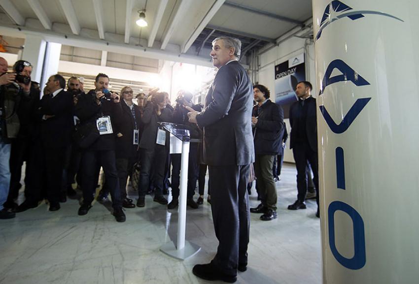 President of European Parliament Antionio Tajano visits Avio