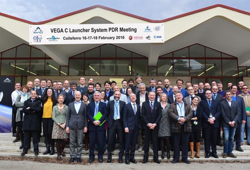 Space experts at Vega C launcher meeting in Colleferro